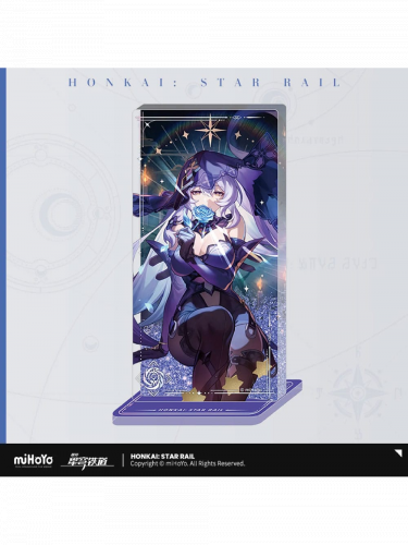Akrylový stojanček Honkai: Star Rail - Black Swan (MiHoYo) (Glitter Effect)