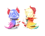 Figúrka League of Legends - Xayah and Rakan