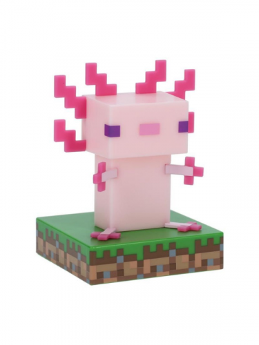 Lampička Minecraft - Axolotl