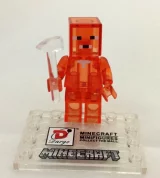 Mini figúrka Minecraft červená s kladivom