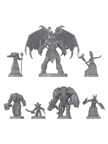 Sada figúrok Dungeons & Dragons x World of Warcraft (set 1)