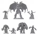 Sada figúrok Dungeons & Dragons x World of Warcraft (set 1) - Figúrka