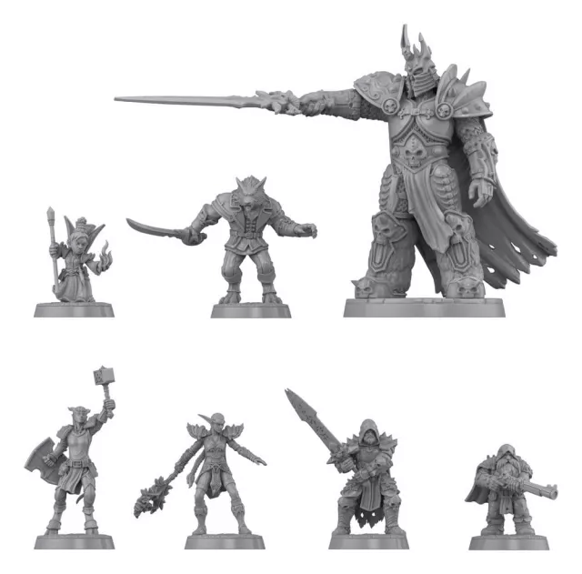 Sada figúrok Dungeons & Dragons x World of Warcraft (set 2) - Figúrka