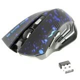 Herná bezdrôtová myš Weyes 6D 1600 DPI (modrá)