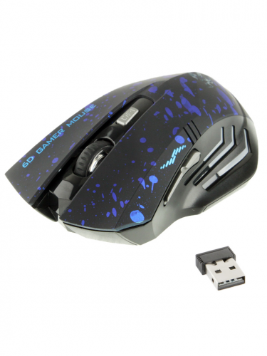 Herná bezdrôtová myš Weyes 6D 1600 DPI (modrá) (PC)