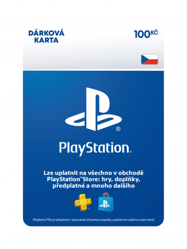PlayStation Store - Darčeková karta - 100 Kč (PS DIGITAL) (DIGITAL)