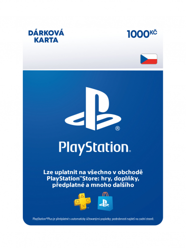 PlayStation Store - Darčeková karta - 1000 Kč (PS DIGITAL) (DIGITAL)