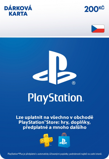PlayStation Store el. peněženka - 200 Kč (PS DIGITAL) (DIGITAL)