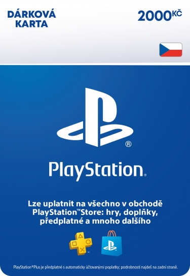 PlayStation Store el. peněženka - 2000 Kč (PS DIGITAL) (DIGITAL)