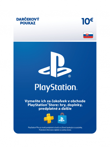 SK - PlayStation Store – Darčeková karta - 10 EUR (DIGITAL) (DIGITAL)
