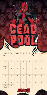 Kalendár Deadpool 2027 - Marvel