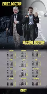 Kalendár Doctor Who Classic Edition 2027