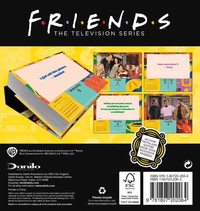 Kalendár Friends 2027 (stolový)