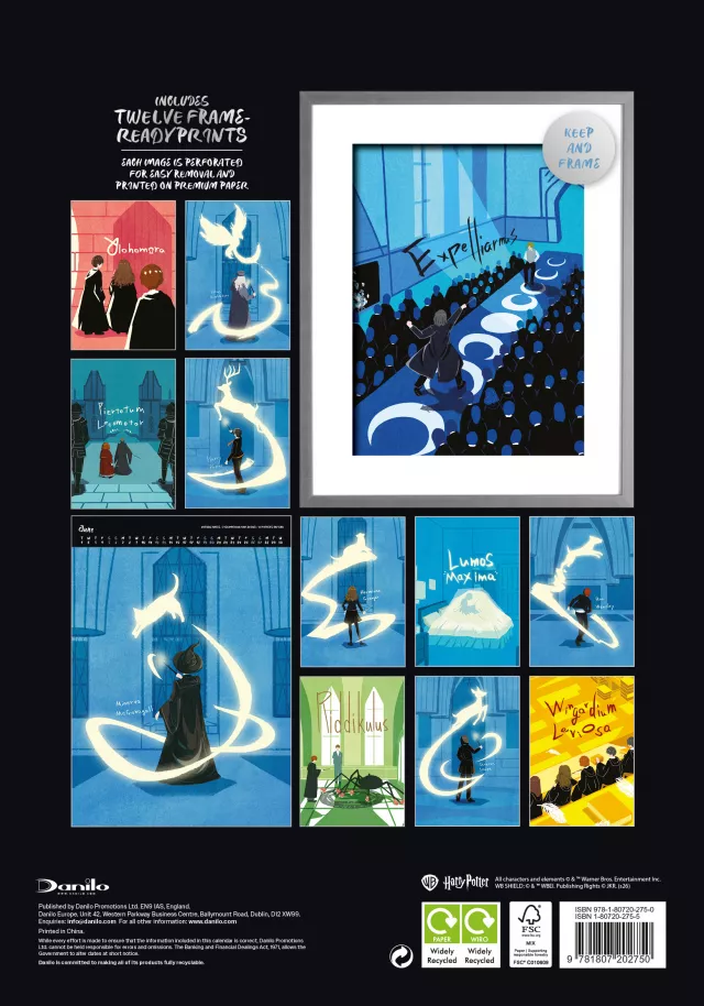 Kalendár Harry Potter Deluxe 2027 (A3)