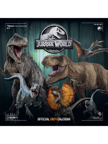 Kalendár Jurassic World 2024