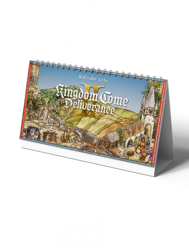 Kalendár Kingdom Come: Deliverance II 2026 (stolový) CZ