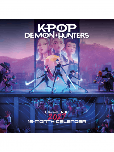 Kalendár KPop Demon Hunters 2027 (16 mesiacov, multi-language)