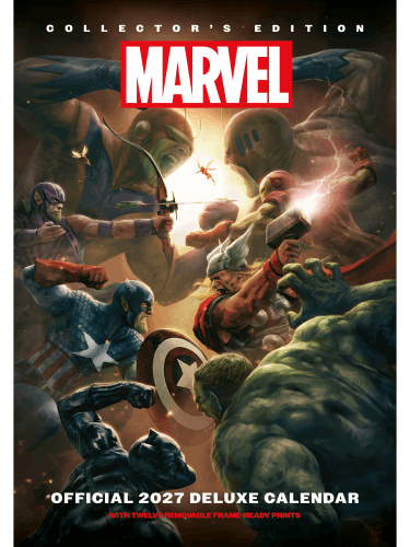 Kalendár Marvel Deluxe 2027 (A3)