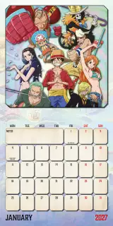 Kalendár One Piece 2027 - Anime