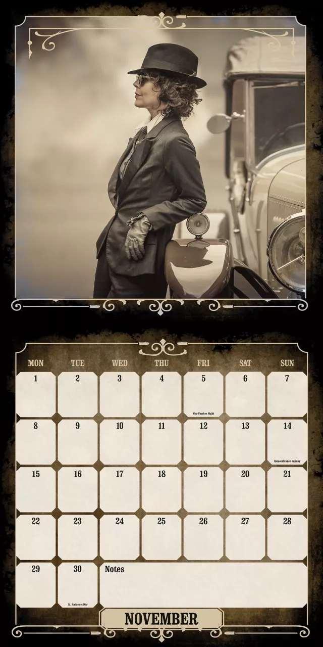 Kalendár Peaky Blinders 2027