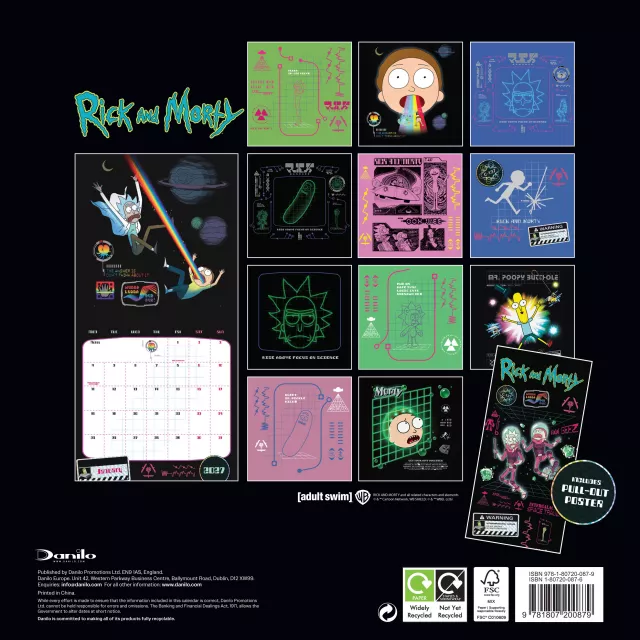 Kalendár Rick and Morty 2027 - Rick & Morty