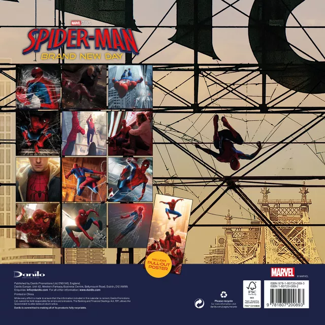 Kalendár Spider-Man: Brand New Day 2027 - Marvel