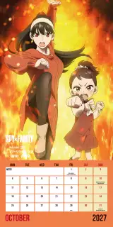 Kalendár Spy x Family 2027 - Anime