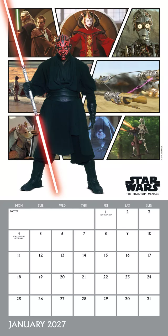 Kalendár Star Wars Classic 2027
