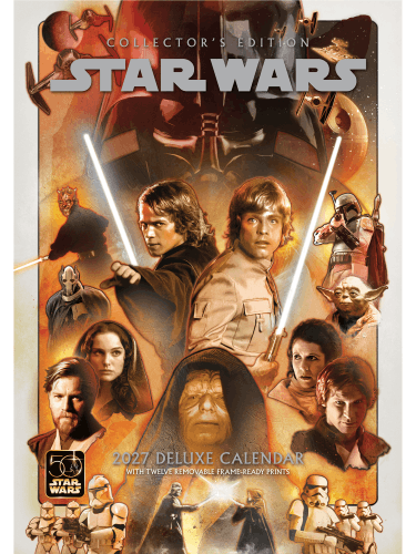 Kalendár Star Wars Classic Deluxe 2027 (A3)