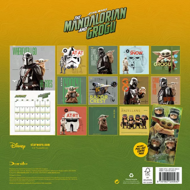 Kalendár Star Wars: The Mandalorian and Grogu 2027