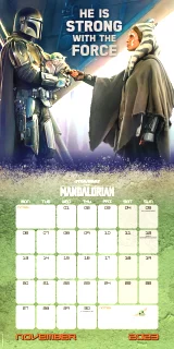 Kalendár Star Wars: The Mandalorian - Grogu 2023