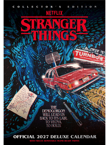 Kalendár Stranger Things Deluxe 2027 (A3)
