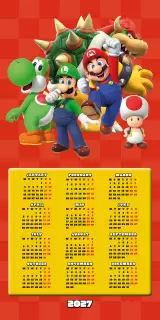 Kalendár Super Mario 2027