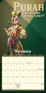 Kalendár The Legend of Zelda: Tears of the Kingdom 2027