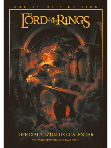 Kalendár The Lord of the Rings Deluxe 2027 (A3)