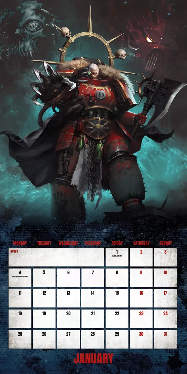 Kalendár Warhammer 40,000 (2027)
