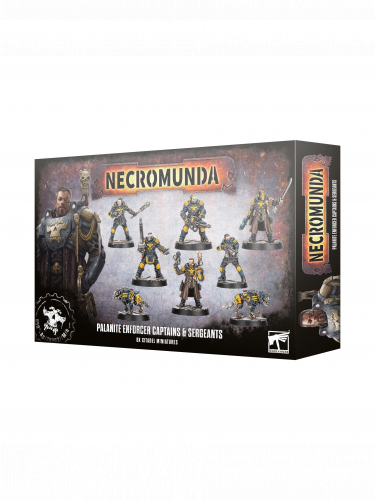 Warhammer Necromunda: Palanite Enforcer - Captains & Sergeants (8 figúrok)