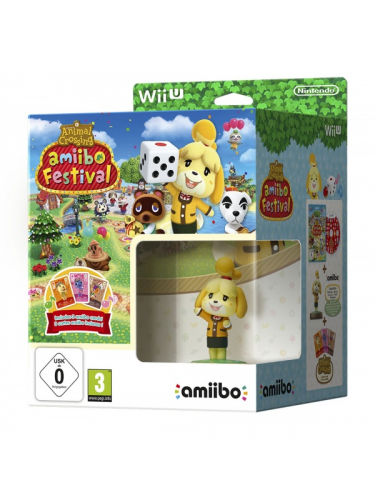 Animal Crossing: Festival + Amiibo Isabel + 3 karty (WIIU)
