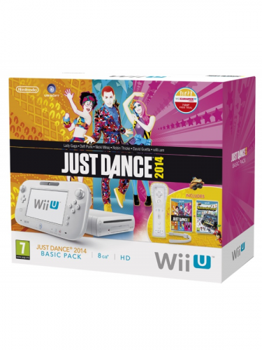 Konzola Nintendo Wii U (biela) Basic (s Nintendoland a Just Dance 2014) (WII)