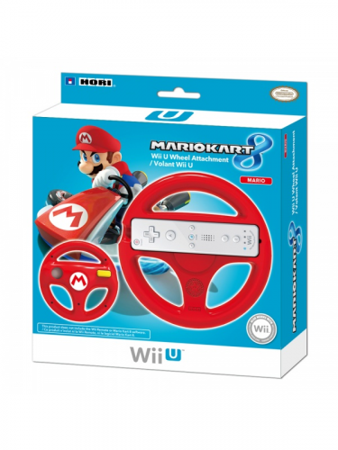 Wii U Wheel - Mario Kart 8 (Mario) (WII)