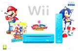 Konzola Nintendo Wii (modrá) + Mario & Sonic at the London 2012 Olympic Games - konzole wii sports pack