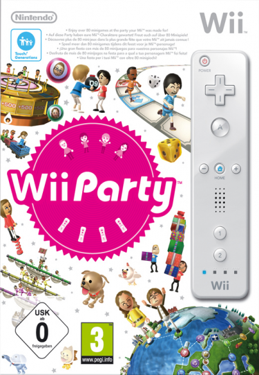 Wii diaľkový ovládač (biely) + Wii Party (WII)