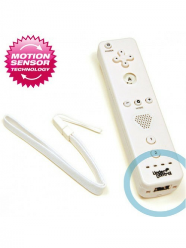Wii diaľkový ovládač so zabudovaným Motion Plus (pre Wii a WiiU) (biely) (Under Control) (WII)