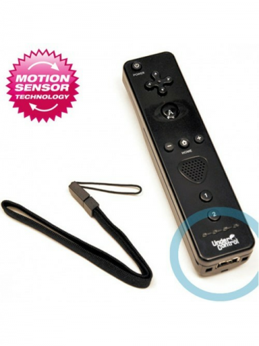 Wii diaľkový ovládač so zabudovaným Motion Plus (pre Wii a WiiU) (čierny) (Under Control) (WII)