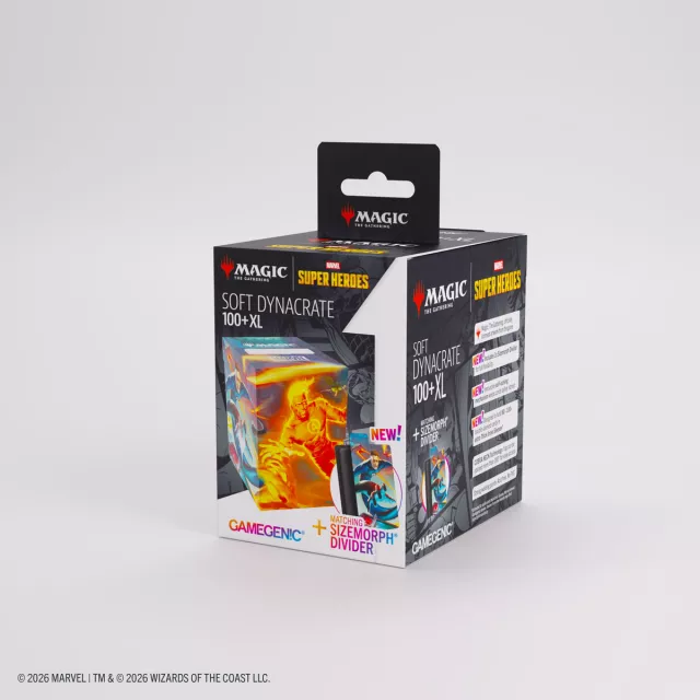 Krabička na karty Gamegenic - Marvel Super Heroes - Soft Dynacrate 100+ XL Sideloading The Fantastic Four Unleashed - Magic The Gathering