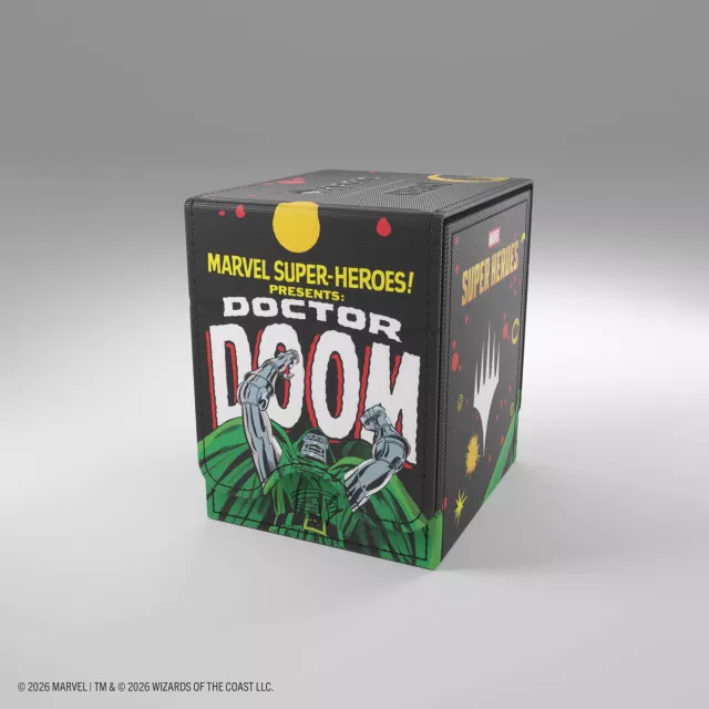 Krabička na karty Gamegenic - Marvel Super Heroes - Squire 100+ XL Convertible Doctor Doom - MTG: Marvel Super Heroes