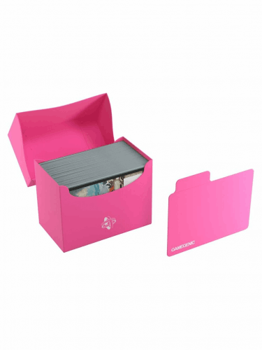 Krabička na karty Gamegenic - Side Holder 80+ Pink