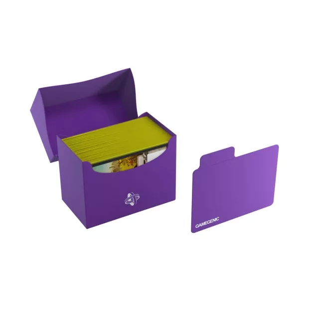 Krabička na karty Gamegenic - Side Holder 80+ Purple - Krabičky na karty