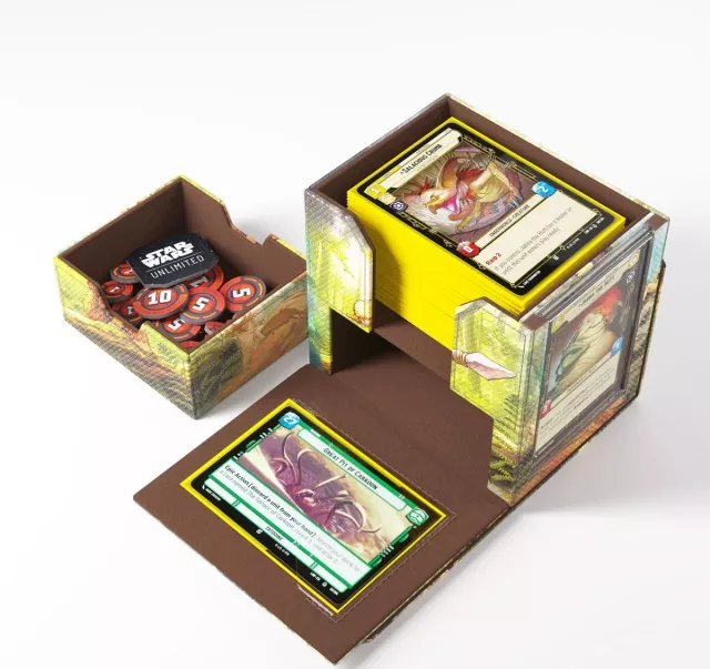 Krabička na karty Gamegenic - Star Wars: Unlimited - Deck Pod - Ewoks - Krabičky na karty