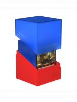 Krabička na karty Ultimate Guard - Boulder Deck Case Blue/Red (100+)